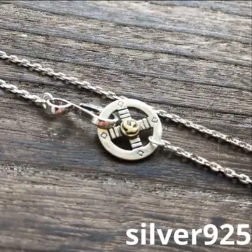silver925 이글 후크 메탈 메디슨 휠 체인