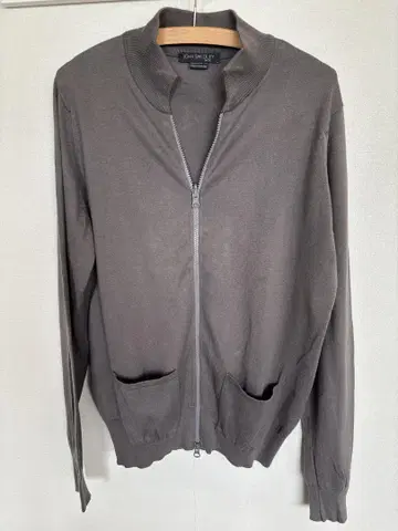 JOHN SMEDLEY 그레이 집업 가디건