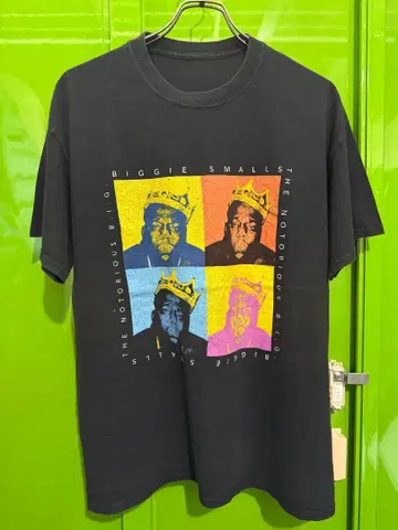 BIGGIE 티셔츠 블랙