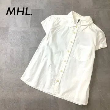 MHL. 가슴 포켓 코튼 셔츠 반팔