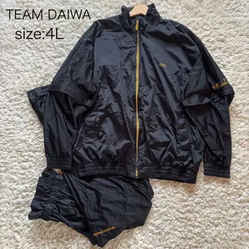 미사용급 TEAM DAIWA 나일론 셋업 우비 4L