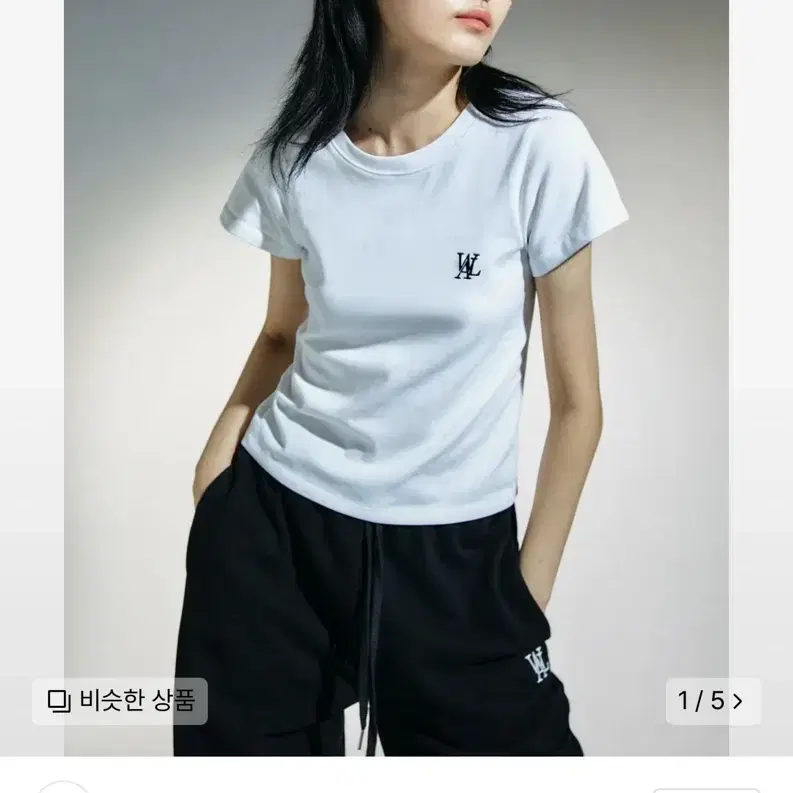 ★WOOALONG★送料込★正規品★Signature soft slim line T-shirt ☆人気☆【WOOALONG】☆Signature soft slim line T-shir.t