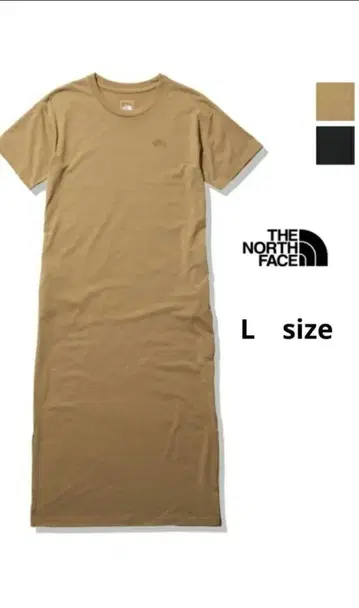 THE NORTH FACE 티셔츠 원피스 L 베이지