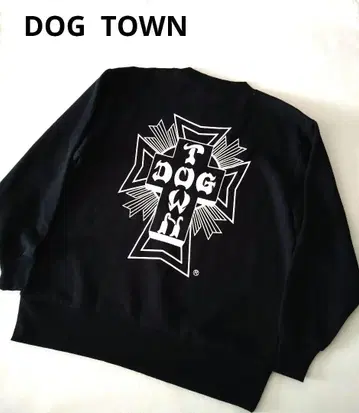 DOG TOWN 맨투맨 블랙룡 데드스탁 트레이닝복 크로스