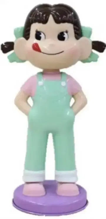 후지야 페코짱 탁상용 목걸이 인형 민트 그린 FUJIYA