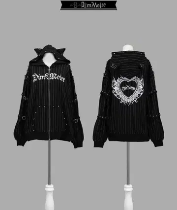 DimMoire Evil Cat 후드티 [Black]