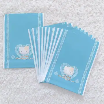 산리오 헬로키티 기프트 백 랩핑 백 10개 세트 (소)
