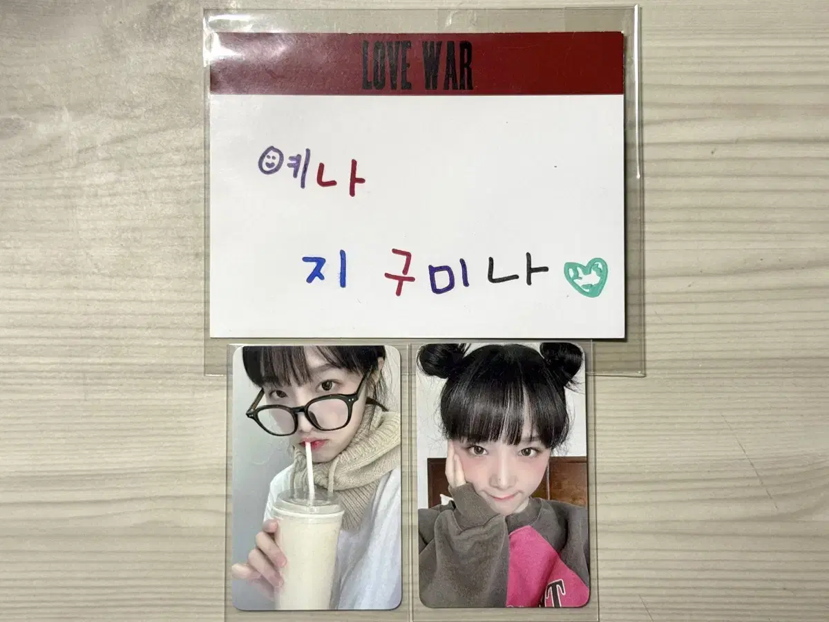 [Limited Time Discount] Yena Yena Love War The Hyundai Pop-up All Attendance Poca