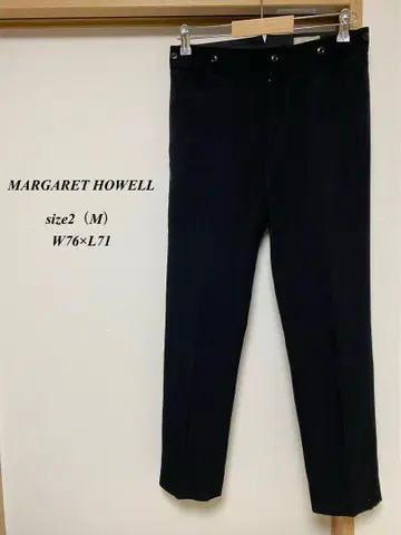 MARGARET HOWELL 마가렛호웰 팬츠 슬랙스 블랙 M