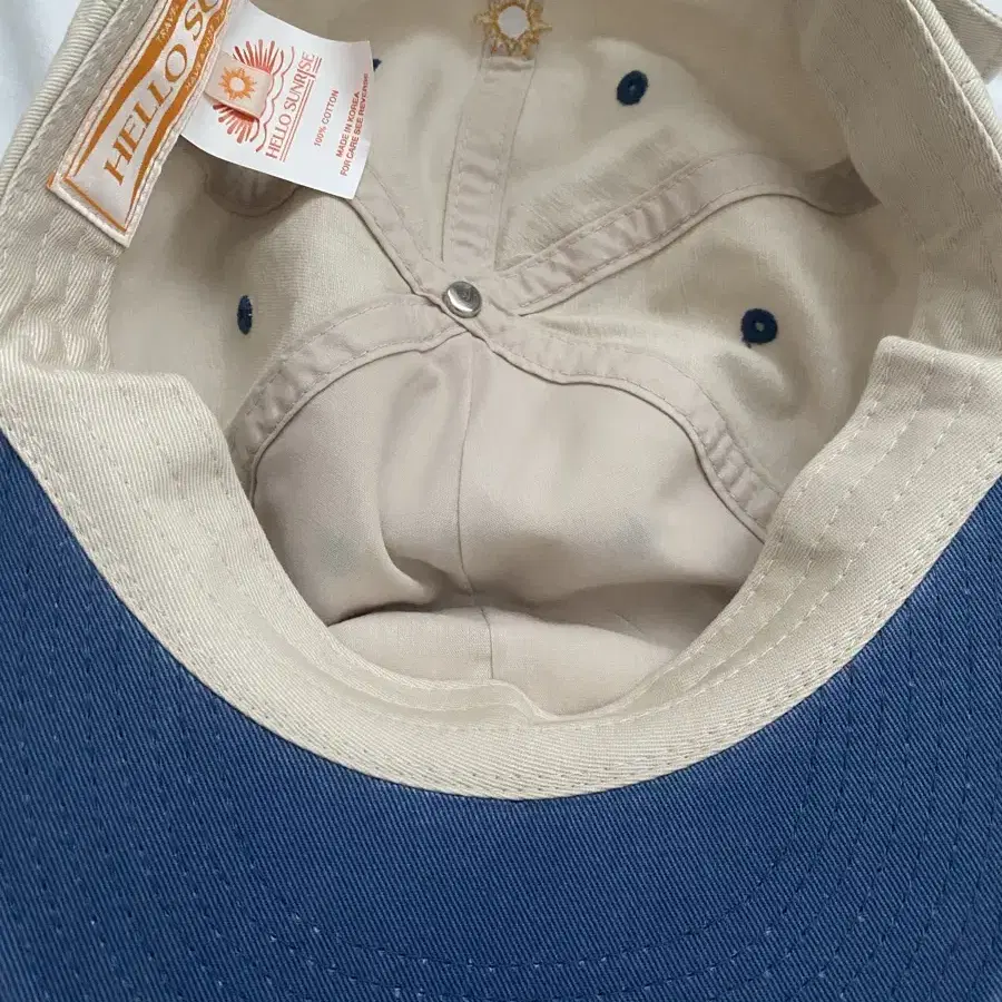 韓国 トレンド[HELLO SUNRISE]TWO TONE WASHED OG LOGO CAP Hello Sunrise Two Tone Washed OG Logo Cap / Express