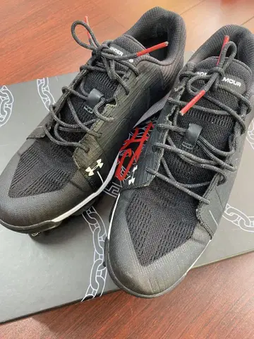 언더아머(Under Armour) 골프 스파이크 슈즈 블랙