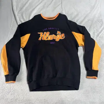 XLARGE 트레이닝복 블랙 오렌지 L