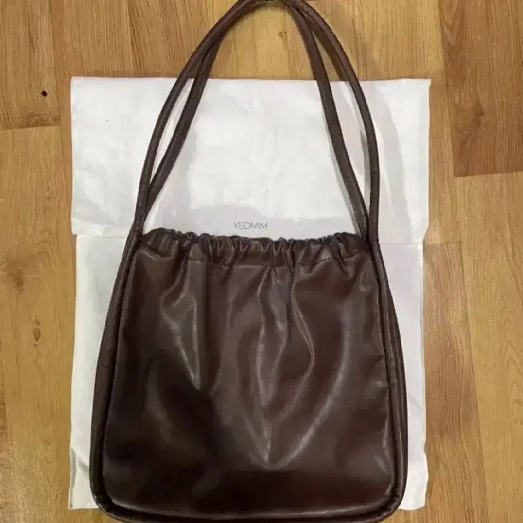 ★YEOMIM★ frill hobo bag (charcoal) made by yeomim.