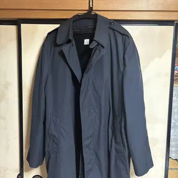 블랙 트렌치코트