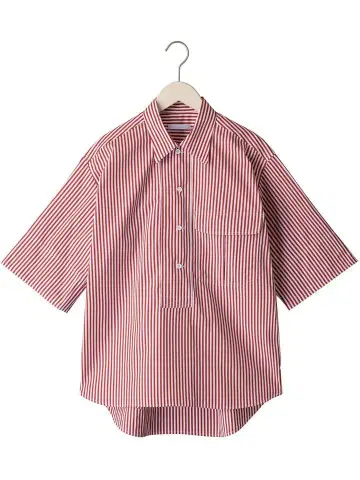 BAGUTTA 새상품 POLO 스트라이프 스키퍼 셔츠 블라우스