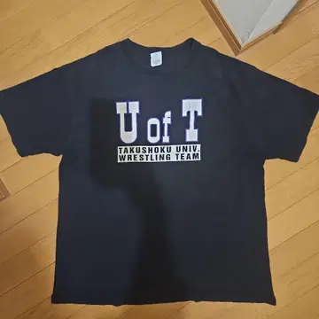 타쿠쇼쿠 대학 레슬링 팀 티셔츠 블랙