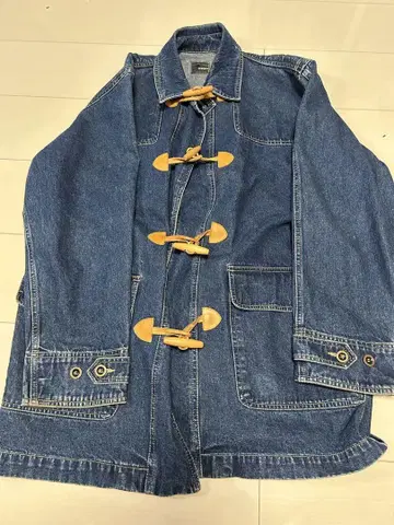 LE wear 데님 자켓 더플 코트 스타일 빈티지