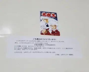 소년 선데이 S 추첨 선물 이누야샤 컬렉션용 도서 카드