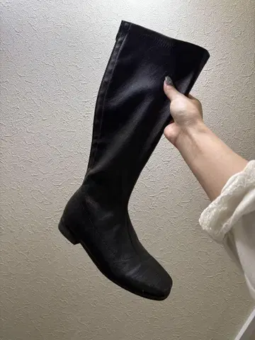 블랙 롱 부츠 한국 차칸 신발