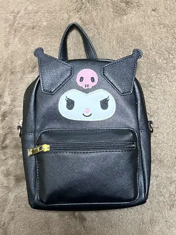 Sanrio 쿠로미 미니 백팩 실더 블랙 새상품 미사용품