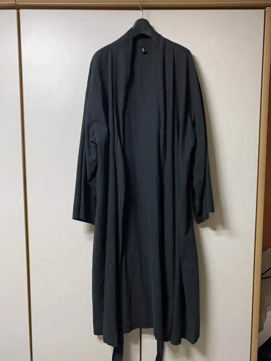 Amu 아무 린넨 롱코트 프리사이즈