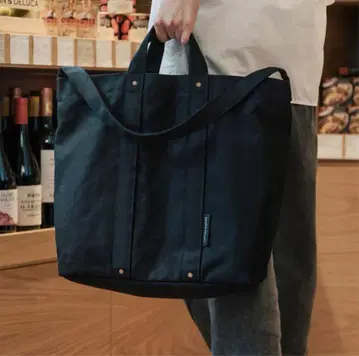 DEAN&DELUCA *완판* 코튼 토트백 블랙 L*미사용품