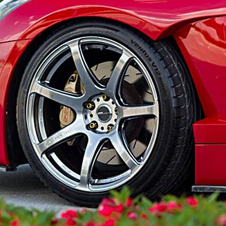 WORK エモーションT7R キャンディレッド ホイール WORK EMOTION T7R 18