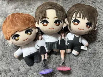반반자이 봉제 인형 & 아크릴 스탠드 세트