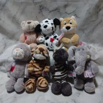 NICI 봉제 인형 키링 세트