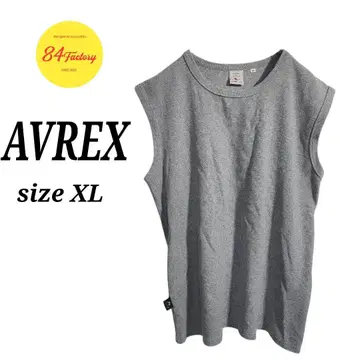 AVIREX 슬리브리스 써멀 셔츠 탱크탑 러닝 남성용 XL