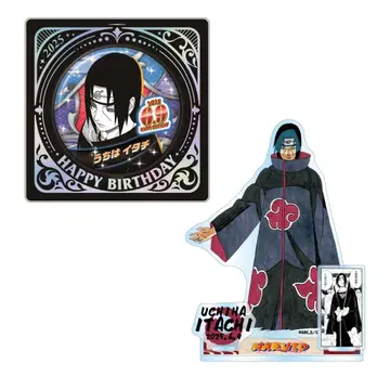NARUTO 우치하 이타치 생일 캔뱃지 명장면 디오라마 피규어