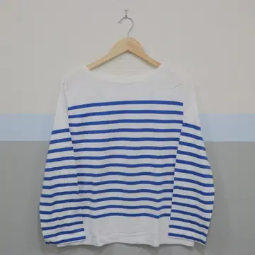 빔즈 보이 나바르 보더 빅 보트넥 티셔츠