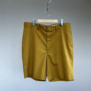 70년대 미국 구제 의류 슬랙스 숏 팬츠 머스타드 빈티지