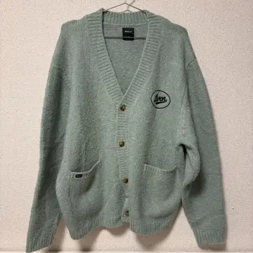 RVCA 가디건 라이트 그린 M 사이즈