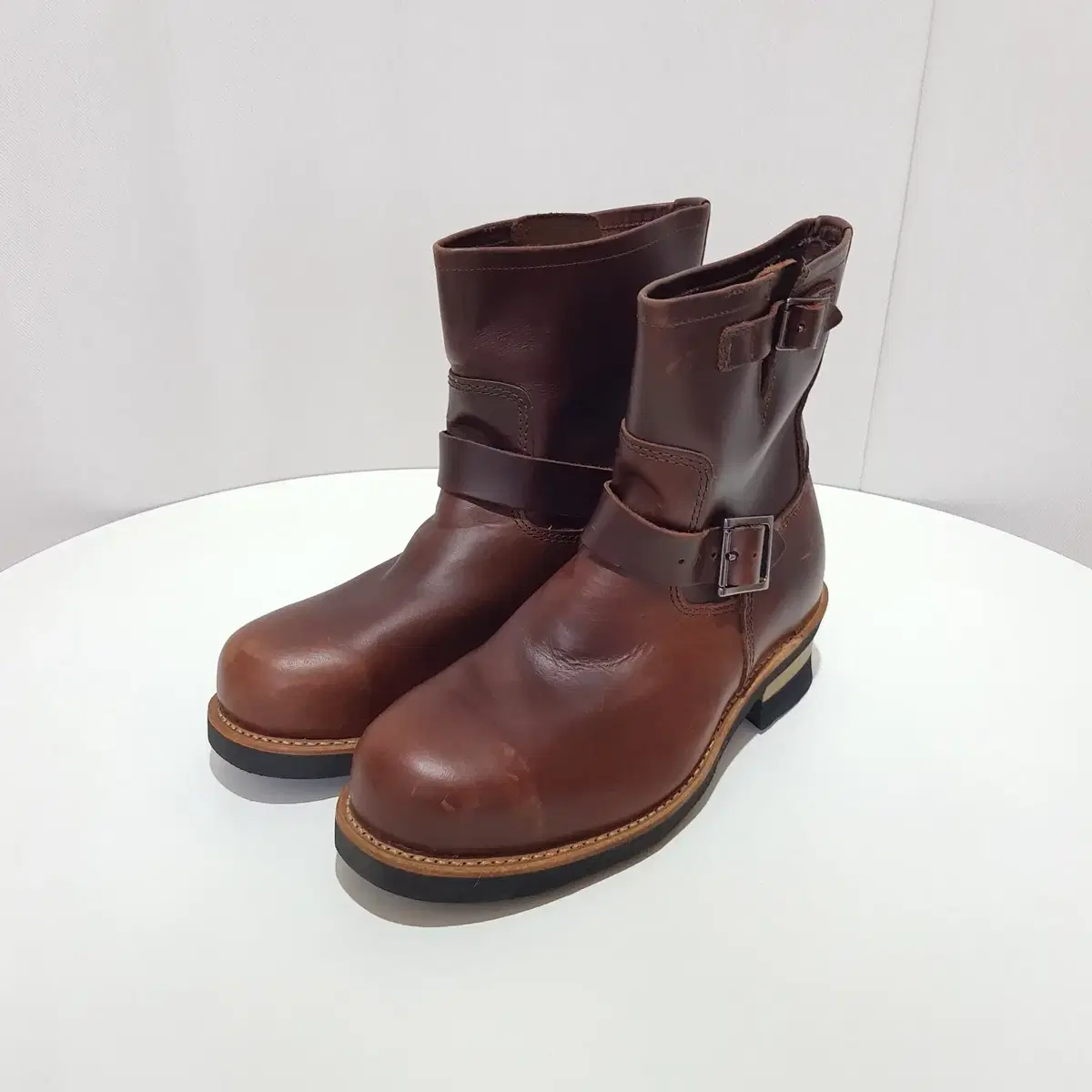 (Shipping Included) Hawkins Bike Engineer Boots, Cowhide Leather 265 A302