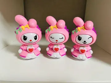 얼굴이 바뀌는 키링 마이멜로디 3개 세트