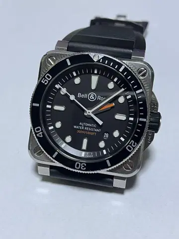 Bell & Ross BR03-92 다이버 데이트 오토매틱 남성용