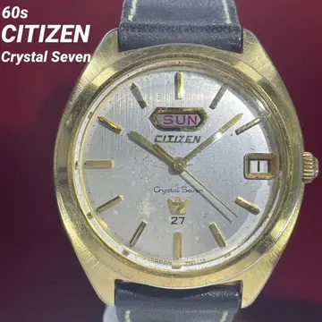 60s CITIZEN 크리스탈 세븐 오토매틱 C.G.P 일본제 손목시계