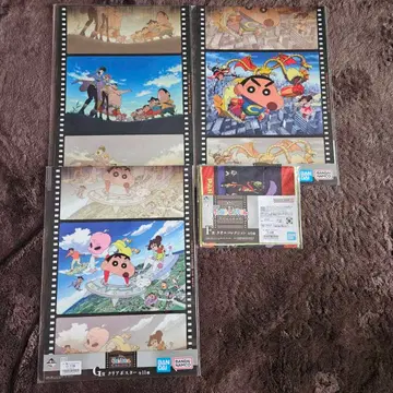 제일복권 극장판 크레용 신짱 나츠카 시네마즈 클리어 포스터 타월