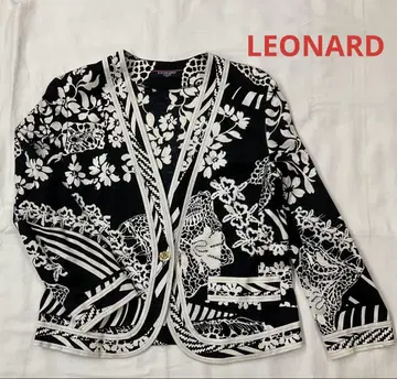 LEONARD 면 100% 자켓 가디건 L 사이즈