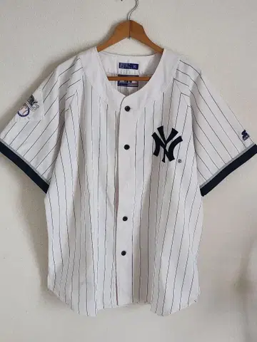 XL 90s 스타터 스타터 뉴욕 양키스 베이스볼 셔츠