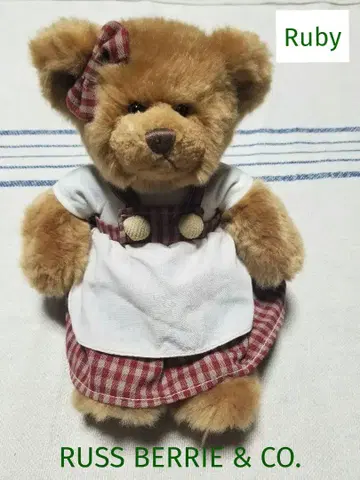 라스베리 사 (Russ Berrie & Co.) 루비 테디베어