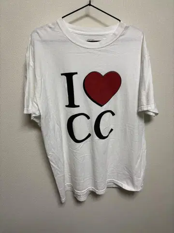 I love tee 화이트 티셔츠 L 사이즈