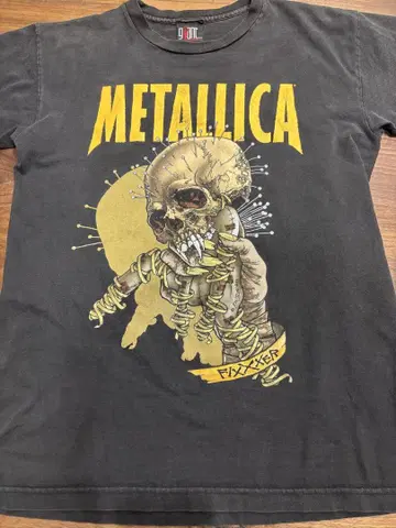 90s METALLICA 메탈리카 티셔츠 밴드 티 giant 패스 헤드