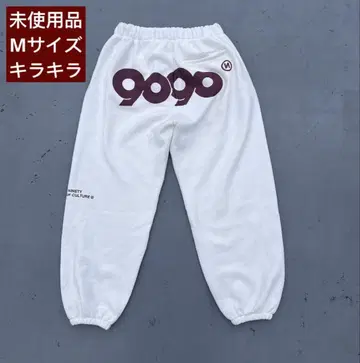 9090 로고 글리터 라이트 스웨트팬츠 반짝반짝