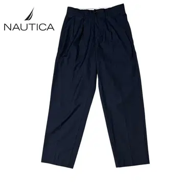 NAUTICA 노티카 2턱 슬랙스 팬츠 이지 팬츠 남성용