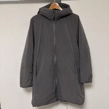 유니클로 UNIQLO 심리스 다운 숏코트 여성 XL 그레이