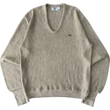 70s IZOD LACOSTE 라코스테 니트 가디건 베이지 L