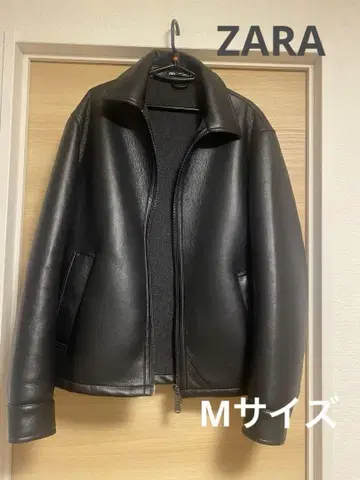 자라 인조 가죽 자켓