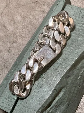 [24] Silver925 / 136.5g 초와이드 키헤이 체인 팔찌
